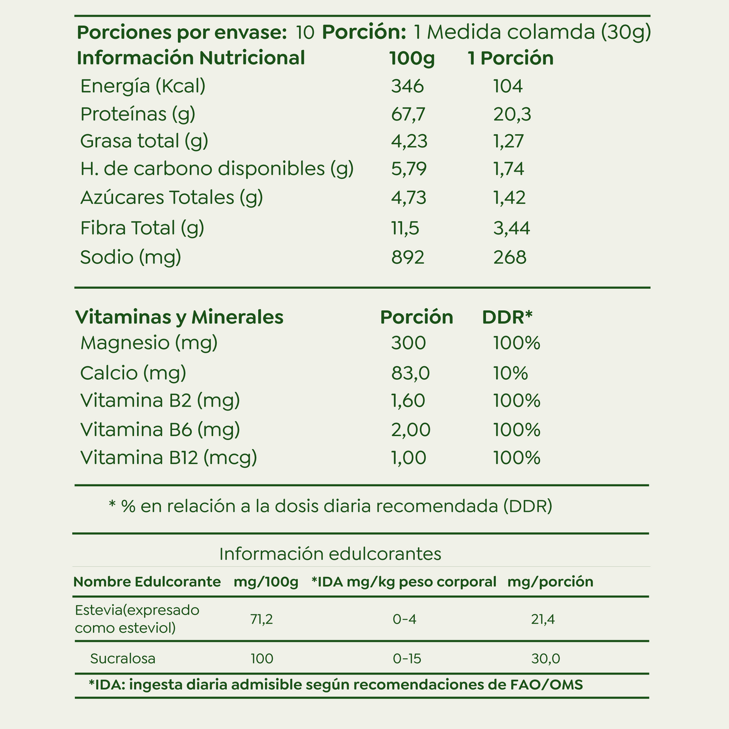 Proteína Vegetal Lean Active 10 días